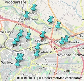 Mappa Via Ermanno di Lenna, 35129 Padova PD, Italia (2.09688)