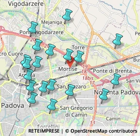 Mappa Via Ermanno di Lenna, 35129 Padova PD, Italia (2.18895)