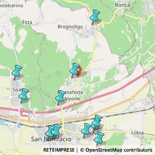 Mappa Via Consolini Adolfo, 37032 Monteforte d'Alpone VR, Italia (3.11167)