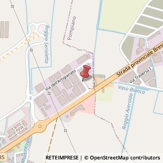 Mappa Via dell'Artigianato,  7, 25030 Orzivecchi, Brescia (Lombardia)