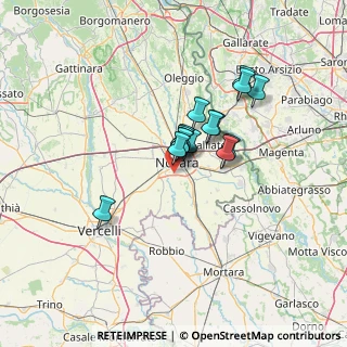 Mappa Via delle Mondariso, 28100 Novara NO, Italia (9.14267)