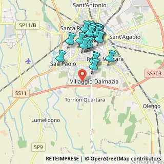 Mappa Via delle Mondariso, 28100 Novara NO, Italia (1.798)