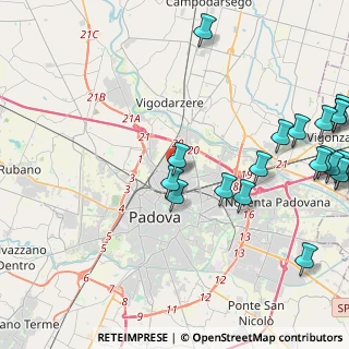 Mappa Via Luigi Boccherini, 35132 Padova PD, Italia (5.8015)