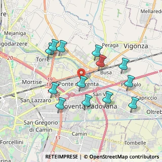 Mappa Via Evangelista Groppo, 35129 Padova PD, Italia (1.85385)