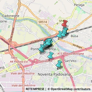 Mappa Via Bravi, 35129 Padova PD, Italia (0.5375)