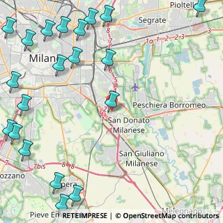 Mappa Via Marignano, 20097 San Donato Milanese MI, Italia (6.9055)