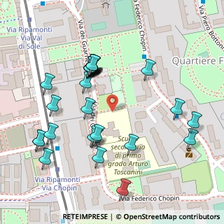 Mappa Via dei Guarneri, 20141 Milano MI, Italia (0.12963)