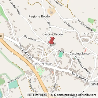Mappa Via Scuole Luigi Lebole, 47, 13886 Viverone BI, Italia, 13886 Viverone, Biella (Piemonte)
