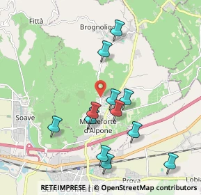 Mappa Via Renato Zoppi, 37032 Monteforte d'Alpone VR, Italia (1.90833)