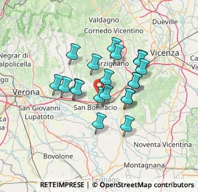 Mappa Via Renato Zoppi, 37032 Monteforte d'Alpone VR, Italia (10.0995)