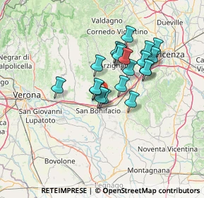 Mappa Via Renato Zoppi, 37032 Monteforte d'Alpone VR, Italia (10.536)