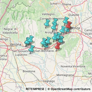 Mappa Via Renato Zoppi, 37032 Monteforte d'Alpone VR, Italia (11.75)