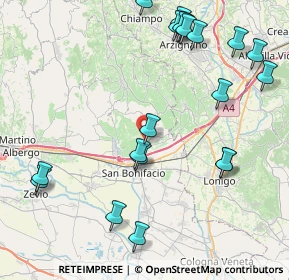 Mappa Via Renato Zoppi, 37032 Monteforte d'Alpone VR, Italia (10.0975)