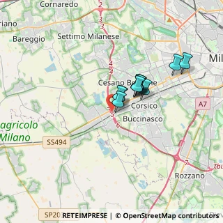 Mappa Viale Cristoforo Colombo, 20094 Corsico MI, Italia (2.35)