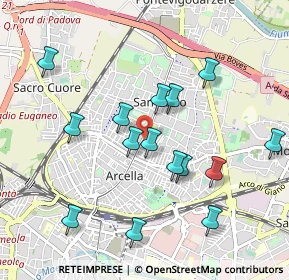 Mappa Via Tiziano Aspetti, 35133 Padova PD, Italia (0.95467)