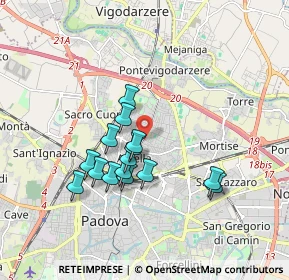 Mappa Via Tiziano Aspetti, 35133 Padova PD, Italia (1.49533)
