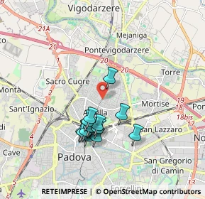 Mappa Via Tiziano Aspetti, 35133 Padova PD, Italia (1.55857)