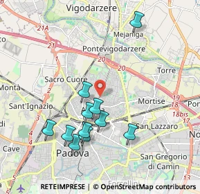 Mappa Via Tiziano Aspetti, 35133 Padova PD, Italia (1.90091)