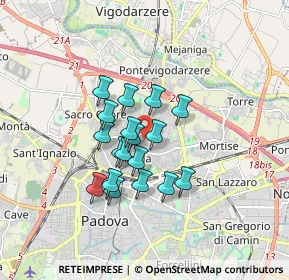 Mappa Via Tiziano Aspetti, 35133 Padova PD, Italia (1.24611)