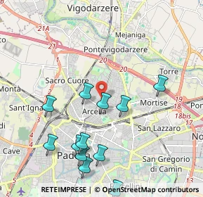 Mappa Via Tiziano Aspetti, 35133 Padova PD, Italia (2.26167)