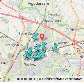 Mappa Via Tiziano Aspetti, 35133 Padova PD, Italia (1.68917)