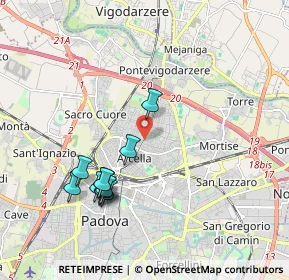 Mappa Via Tiziano Aspetti, 35133 Padova PD, Italia (1.91364)