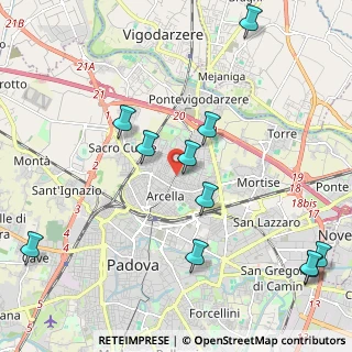 Mappa Via Tiziano Aspetti, 35133 Padova PD, Italia (2.52182)