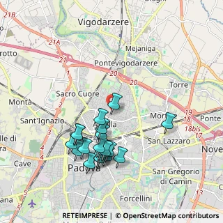 Mappa Via Tiziano Aspetti, 35133 Padova PD, Italia (1.911)