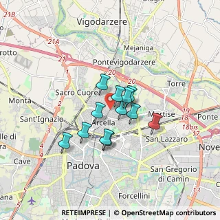 Mappa Via Tiziano Aspetti, 35133 Padova PD, Italia (1.14917)