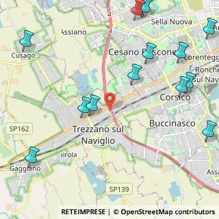 Mappa Via E. Tazzoli, 20090 Trezzano sul Naviglio MI, Italia (2.96462)