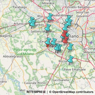Mappa Via E. Tazzoli, 20090 Trezzano sul Naviglio MI, Italia (6.66882)