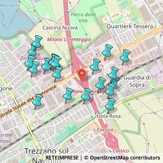 Mappa Via E. Tazzoli, 20090 Trezzano sul Naviglio MI, Italia (0.477)