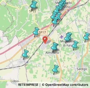 Mappa Via del Lavoro, 36045 Lonigo VI, Italia (2.34)