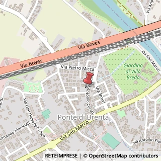 Mappa Via Antonio Ceron, 13A, 35129 Padova, Padova (Veneto)