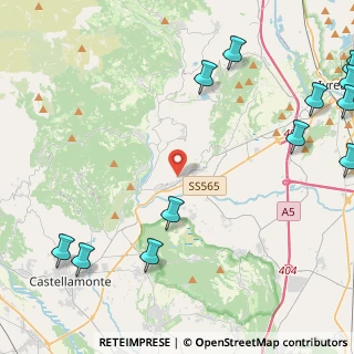 Mappa Via Gallo, 10010 Quagliuzzo TO, Italia (6.84538)