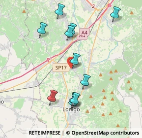 Mappa Via San Giovanni Bosco, 36040 Sarego VI, Italia (3.99091)