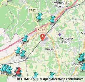 Mappa Via Boschetta, 36045 Lonigo VI, Italia (3.6855)