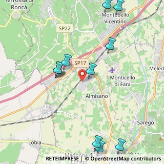 Mappa Via Boschetta, 36045 Lonigo VI, Italia (2.49)