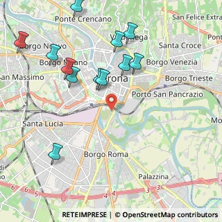 Mappa Via Alberto Dominutti, 37135 Verona VR, Italia (2.32333)