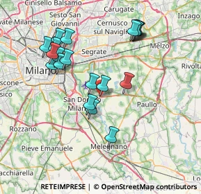 Mappa Via della Liberazione, 20068 Peschiera Borromeo MI, Italia (7.552)