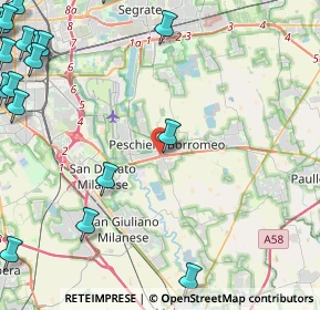 Mappa Via della Liberazione, 20068 Peschiera Borromeo MI, Italia (7.419)