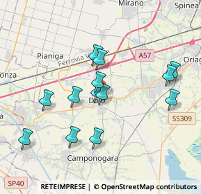 Mappa Via XI Febbraio, 30031 Dolo VE, Italia (3.48154)