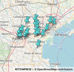 Mappa Via XI Febbraio, 30031 Dolo VE, Italia (10.1165)