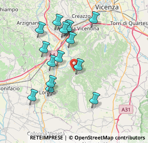 Mappa Via Monte, 36040 Grancona VI, Italia (7.292)