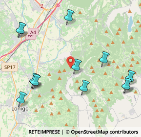 Mappa Via Monte, 36040 Grancona VI, Italia (5.10923)