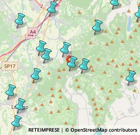 Mappa Via Monte, 36040 Grancona VI, Italia (6.2265)