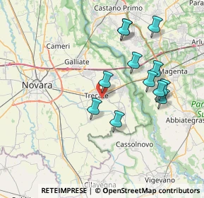Mappa Via Dott. G. Perone, 28069 Trecate NO, Italia (7.20417)