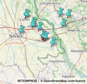 Mappa Via Dott. G. Perone, 28069 Trecate NO, Italia (6.33692)