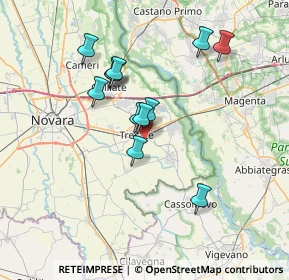 Mappa Via Dott. G. Perone, 28069 Trecate NO, Italia (6.23917)