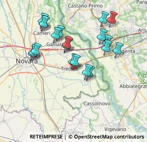 Mappa Via Dott. G. Perone, 28069 Trecate NO, Italia (7.232)